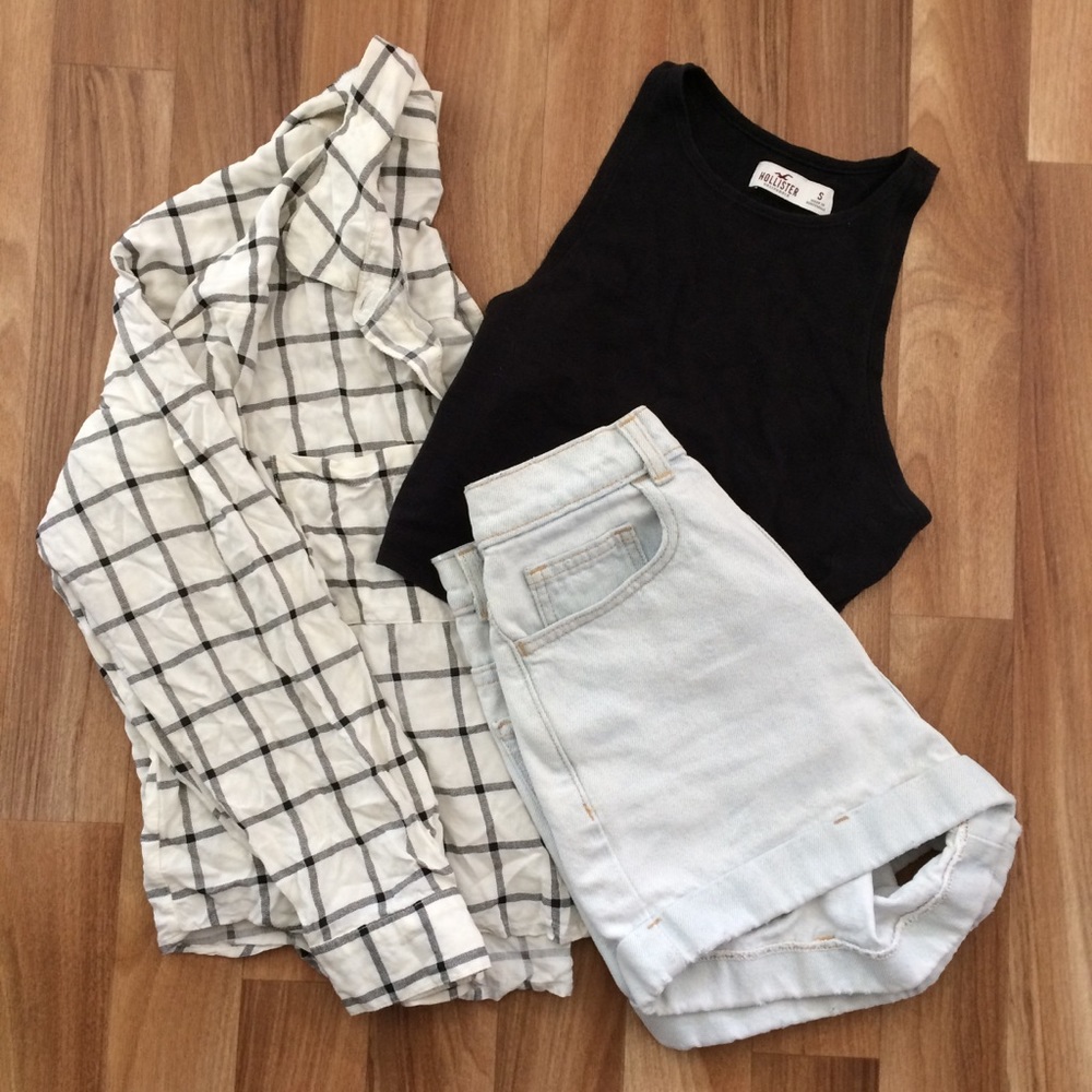 Forever 21 Grid flannel